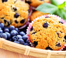 Prize-winning Lemon Blueberry Muffins