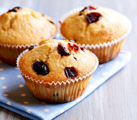 Moist Orange Cranberry Muffins