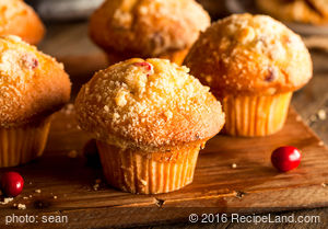 Almost Whole Wheat Cranberry Pumpkin Muffins