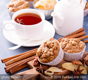 Apple Walnut Crumb Muffins recipe