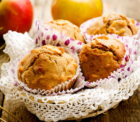 Whole Wheat Applesauce Cinnamon Muffins