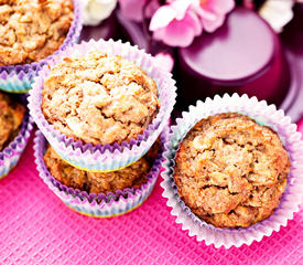 Lite Apple Oat Muffins