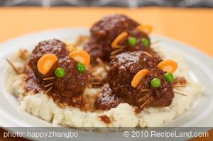 Baked Bloody Rats-Halloween Meatloaf recipe