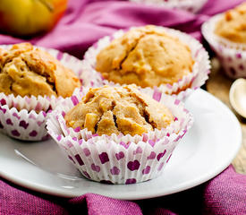 Maple Syrup Apple Bran Muffins