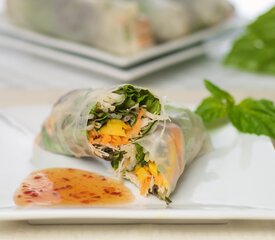 Cafe Kati's Mango Spring Rolls