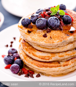 Healthy Whole Wheat Pancakes for One recipe