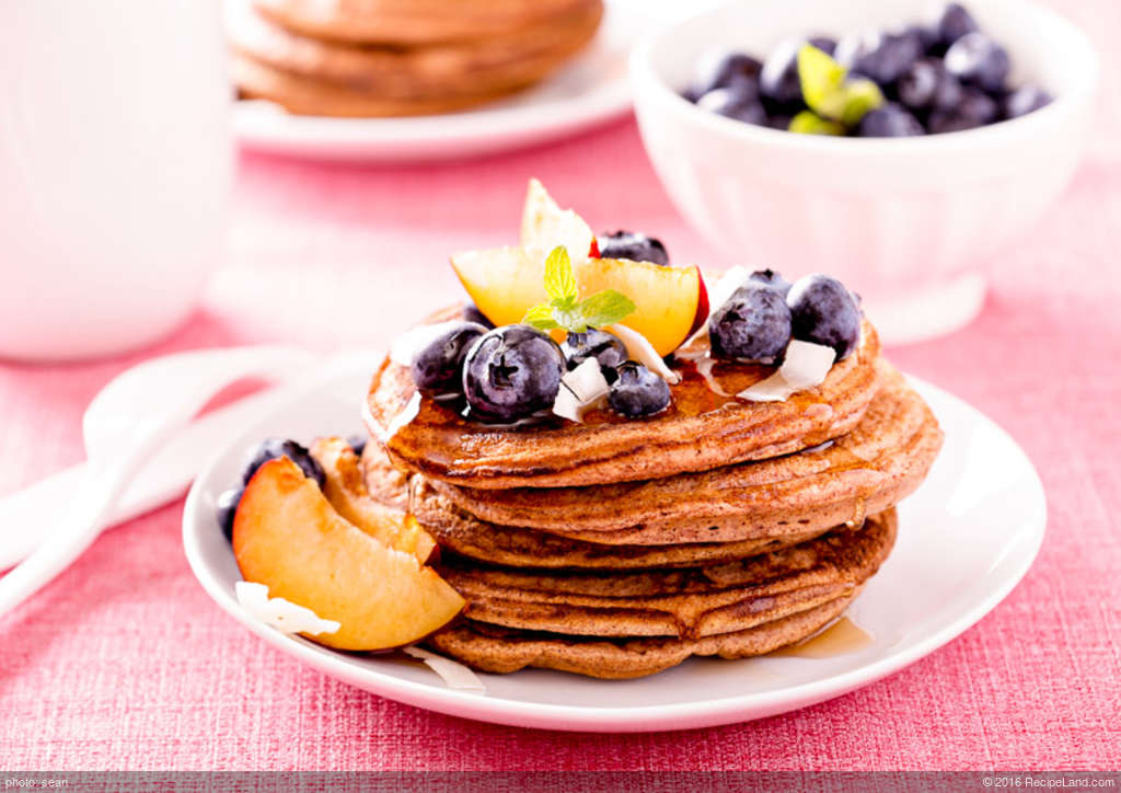 Almost Whole Wheat Apple Pancakes recipe