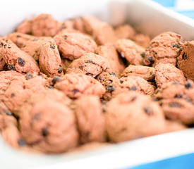 Chocolate Raisin Poppyseed Cookies