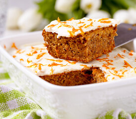 Banana Nut Carrot Cake Squares