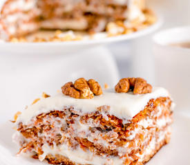 Carrot Cake with Lemon Frosting