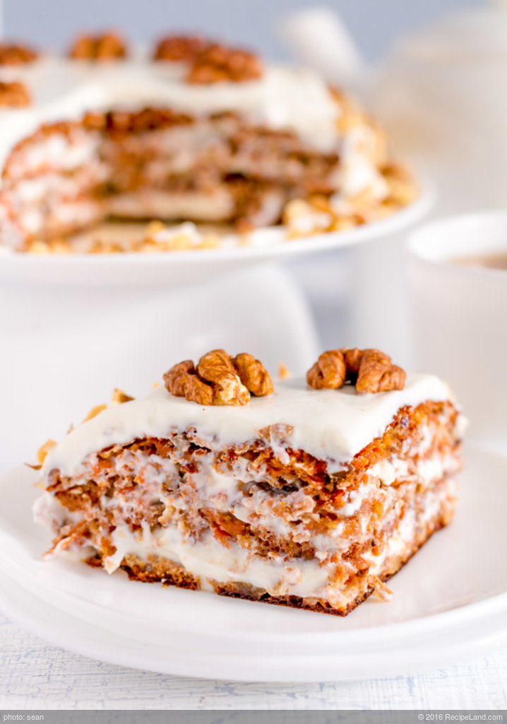 Carrot Cake with Lemon Frosting