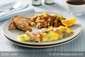 Easy Scrambled Eggs and Ham