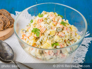 Stolichnyi Salat - Table Salad or Russian Salad recipe