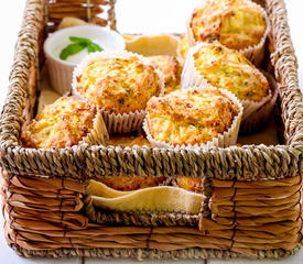 Dilly Zucchini Ricotta Muffins