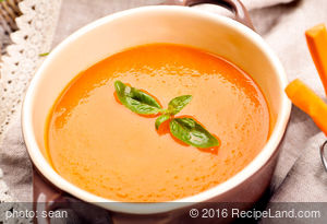 Spiced Sweet Carrot Soup recipe