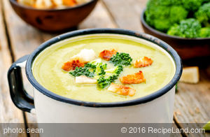 Very Cheesy Cream of Broccoli Soup