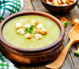 Mom's Cream of Broccoli and Pea Soup