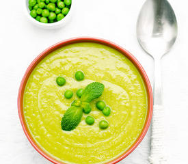 Chilled Green Pea Soup