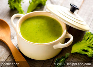 Brunch Broccoli Apple Soup recipe