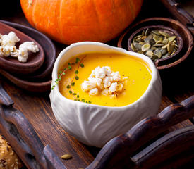 Winter Squash Soup with Cinnamon and Cloves