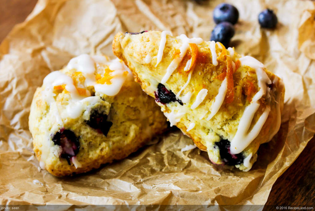 Blueberry Cream Scones recipe