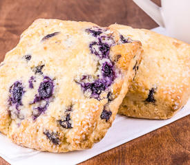 Blueberry Oatmeal Drop Biscuits