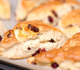 Breakfast Cranberry Orange Scones