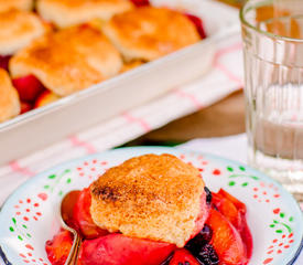 Biscuit-Style Peach Cobbler