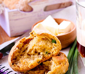 Sour Cream and Herb Drop Biscuits