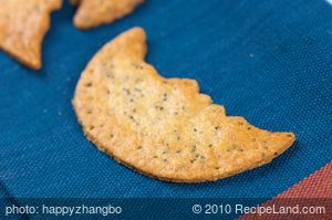 Halloween Cheddar Poppy Moon Crackers