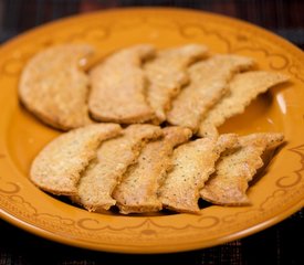 Halloween Cheddar Poppy Moon Crackers