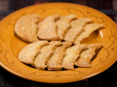 Halloween Cheddar Poppy Moon Crackers