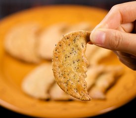 Halloween Cheddar Poppy Moon Crackers