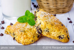 Cinnamon Chocolate Chip Scones recipe