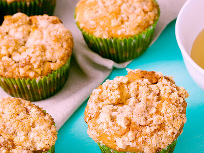 Apple Streusel Sour Cream Muffins