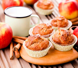 Breakfast Raw Apple Muffins