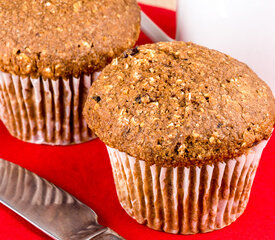 High Fibre Banana Bran Muffins