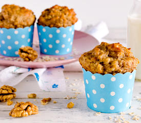 Alice's Banana Nut Oatmeal Muffins