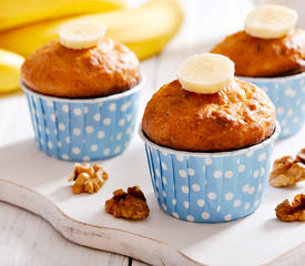 Best Banana Ginger Bran Muffins