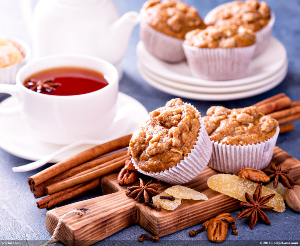 Holiday Gingerbread Muffins