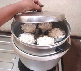 Homemade Steamed Tapioca