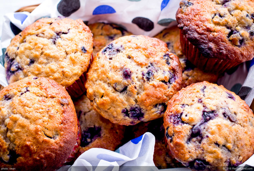 Blueberry Bran Honey Muffins