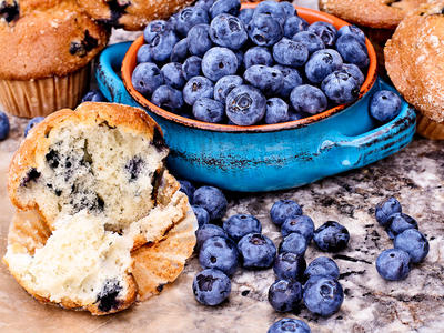Bo's Low Fat Berry Muffins