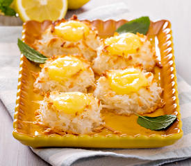 Lemon Curd Coconut Macaroons