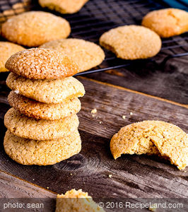 Orange and Ginger Cookies recipe