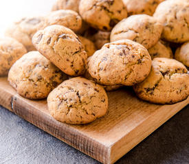 Chocolate Pieces Oatmeal Peanut Cookies