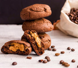 Double Chocolate Peanut Butter Surprise Cookies