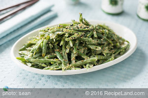 Green Beans with Sesame Dressing