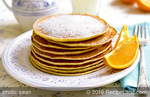 Egg White Honey Pancakes 