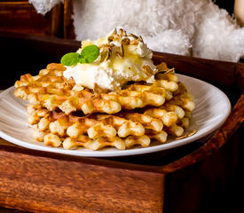 Yummy Scotch Oatmeal Waffles